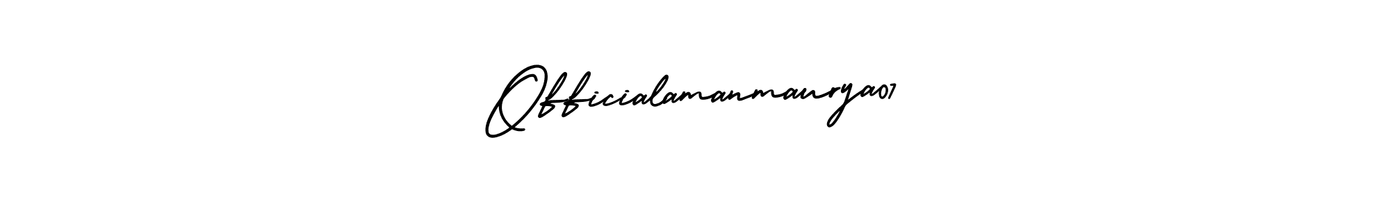 You can use this online signature creator to create a handwritten signature for the name Officialamanmaurya07. This is the best online autograph maker. Officialamanmaurya07 signature style 3 images and pictures png