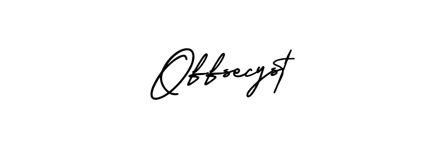 This is the best signature style for the Offsecyst name. Also you like these signature font (AmerikaSignatureDemo-Regular). Mix name signature. Offsecyst signature style 3 images and pictures png