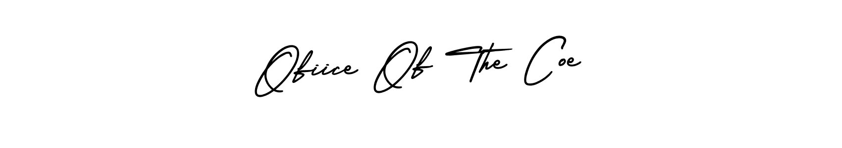 Create a beautiful signature design for name Ofiice Of The Coe. With this signature (AmerikaSignatureDemo-Regular) fonts, you can make a handwritten signature for free. Ofiice Of The Coe signature style 3 images and pictures png