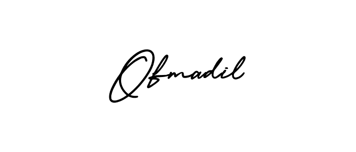 How to make Ofmadil signature? AmerikaSignatureDemo-Regular is a professional autograph style. Create handwritten signature for Ofmadil name. Ofmadil signature style 3 images and pictures png