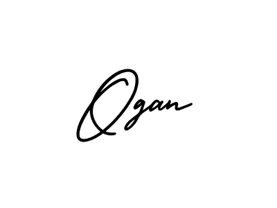Make a beautiful signature design for name Ogan. With this signature (AmerikaSignatureDemo-Regular) style, you can create a handwritten signature for free. Ogan signature style 3 images and pictures png