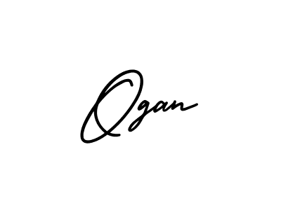 Make a beautiful signature design for name Ogan. With this signature (AmerikaSignatureDemo-Regular) style, you can create a handwritten signature for free. Ogan signature style 3 images and pictures png