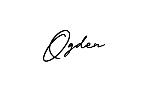 How to make Ogden signature? AmerikaSignatureDemo-Regular is a professional autograph style. Create handwritten signature for Ogden name. Ogden signature style 3 images and pictures png