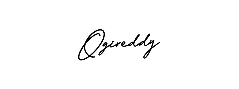This is the best signature style for the Ogireddy name. Also you like these signature font (AmerikaSignatureDemo-Regular). Mix name signature. Ogireddy signature style 3 images and pictures png