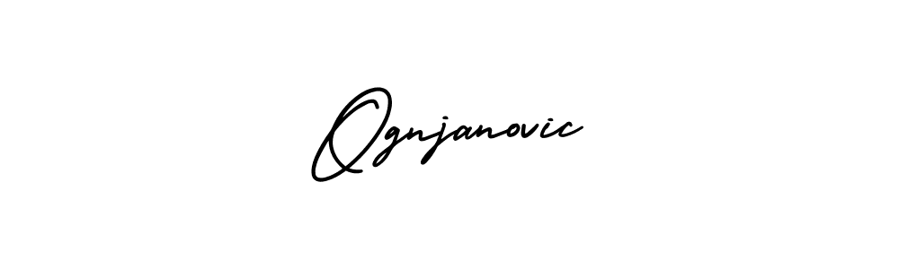 Make a beautiful signature design for name Ognjanovic. Use this online signature maker to create a handwritten signature for free. Ognjanovic signature style 3 images and pictures png