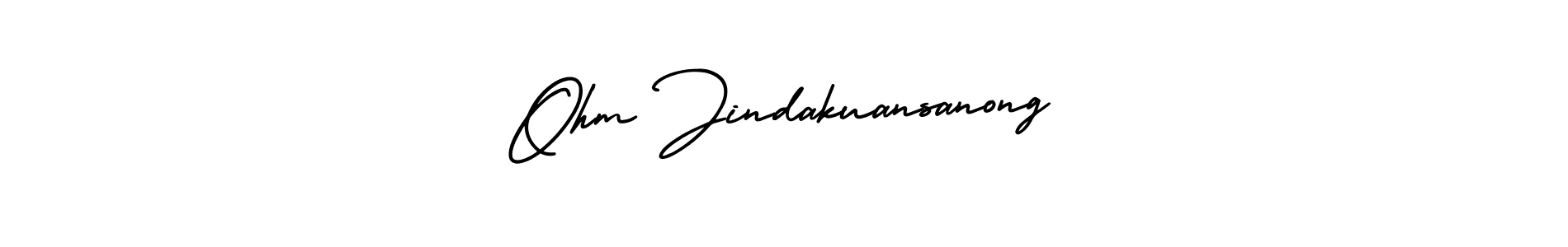 It looks lik you need a new signature style for name Ohm Jindakuansanong. Design unique handwritten (AmerikaSignatureDemo-Regular) signature with our free signature maker in just a few clicks. Ohm Jindakuansanong signature style 3 images and pictures png