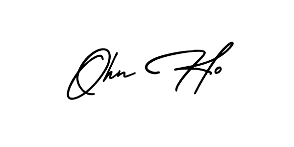 Make a beautiful signature design for name Ohn Ho. Use this online signature maker to create a handwritten signature for free. Ohn Ho signature style 3 images and pictures png
