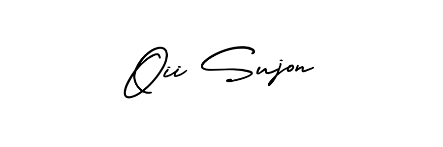 Also we have Oii Sujon name is the best signature style. Create professional handwritten signature collection using AmerikaSignatureDemo-Regular autograph style. Oii Sujon signature style 3 images and pictures png