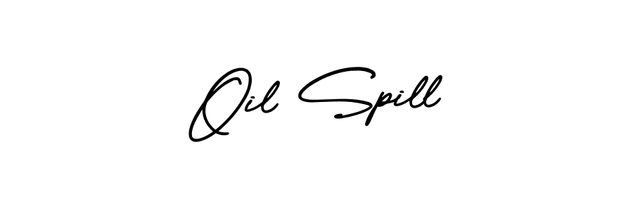 The best way (AmerikaSignatureDemo-Regular) to make a short signature is to pick only two or three words in your name. The name Oil Spill include a total of six letters. For converting this name. Oil Spill signature style 3 images and pictures png