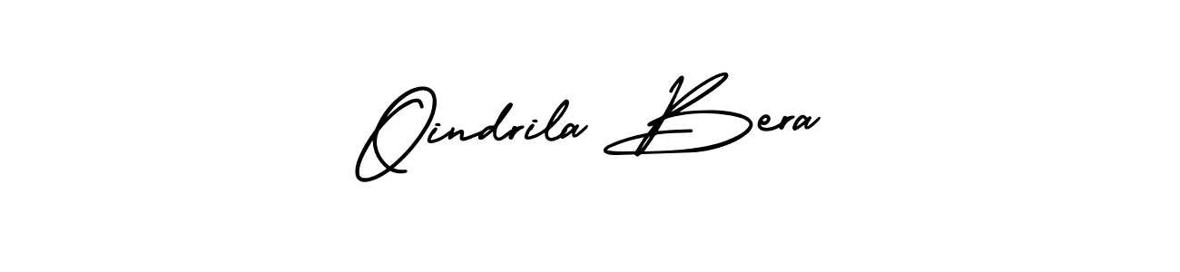 This is the best signature style for the Oindrila Bera name. Also you like these signature font (AmerikaSignatureDemo-Regular). Mix name signature. Oindrila Bera signature style 3 images and pictures png