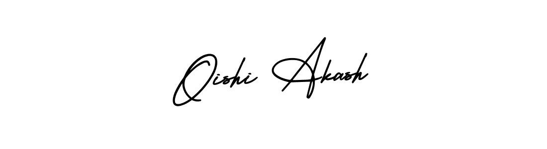 Use a signature maker to create a handwritten signature online. With this signature software, you can design (AmerikaSignatureDemo-Regular) your own signature for name Oishi Akash. Oishi Akash signature style 3 images and pictures png