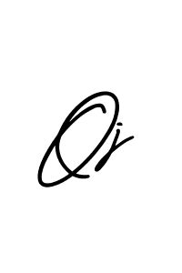 How to make Oj signature? AmerikaSignatureDemo-Regular is a professional autograph style. Create handwritten signature for Oj name. Oj signature style 3 images and pictures png