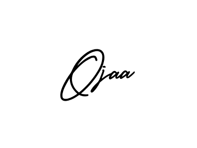 Make a beautiful signature design for name Ojaa. With this signature (AmerikaSignatureDemo-Regular) style, you can create a handwritten signature for free. Ojaa signature style 3 images and pictures png