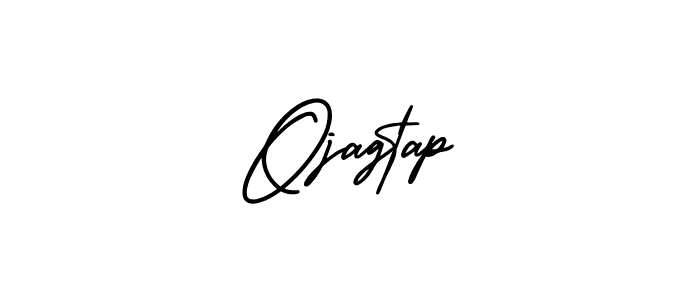 It looks lik you need a new signature style for name Ojagtap. Design unique handwritten (AmerikaSignatureDemo-Regular) signature with our free signature maker in just a few clicks. Ojagtap signature style 3 images and pictures png