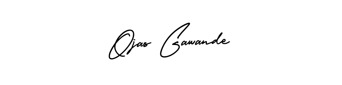 Design your own signature with our free online signature maker. With this signature software, you can create a handwritten (AmerikaSignatureDemo-Regular) signature for name Ojas Gawande. Ojas Gawande signature style 3 images and pictures png