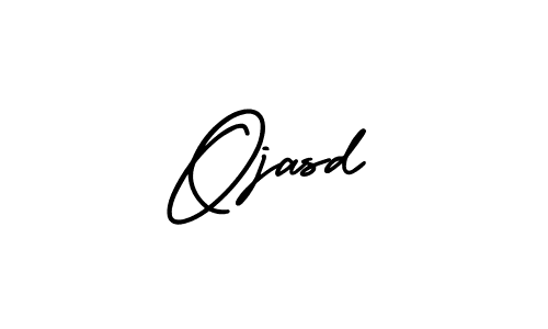 How to Draw Ojasd signature style? AmerikaSignatureDemo-Regular is a latest design signature styles for name Ojasd. Ojasd signature style 3 images and pictures png