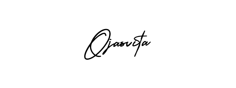 Make a beautiful signature design for name Ojasvita. With this signature (AmerikaSignatureDemo-Regular) style, you can create a handwritten signature for free. Ojasvita signature style 3 images and pictures png