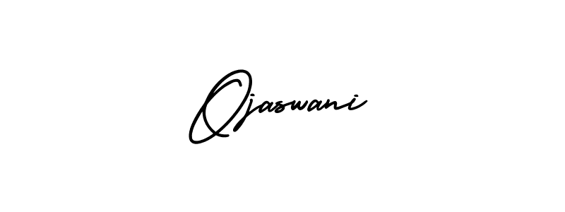 Create a beautiful signature design for name Ojaswani. With this signature (AmerikaSignatureDemo-Regular) fonts, you can make a handwritten signature for free. Ojaswani signature style 3 images and pictures png