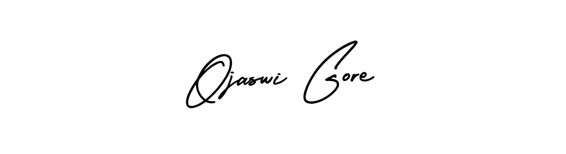 You can use this online signature creator to create a handwritten signature for the name Ojaswi Gore. This is the best online autograph maker. Ojaswi Gore signature style 3 images and pictures png