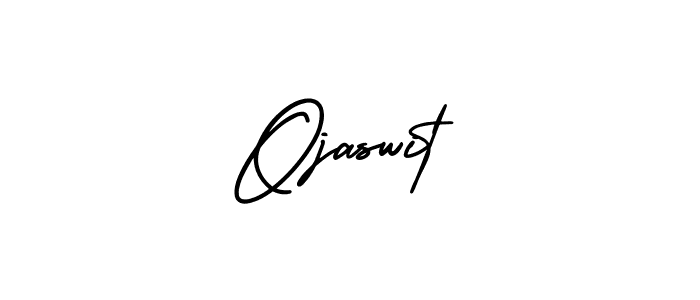 Make a beautiful signature design for name Ojaswit. Use this online signature maker to create a handwritten signature for free. Ojaswit signature style 3 images and pictures png
