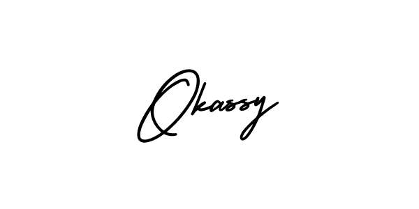 Here are the top 10 professional signature styles for the name Okassy. These are the best autograph styles you can use for your name. Okassy signature style 3 images and pictures png