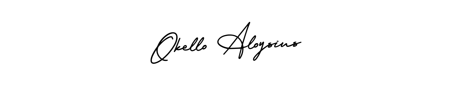 Check out images of Autograph of Okello Aloysius name. Actor Okello Aloysius Signature Style. AmerikaSignatureDemo-Regular is a professional sign style online. Okello Aloysius signature style 3 images and pictures png