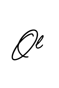 Use a signature maker to create a handwritten signature online. With this signature software, you can design (AmerikaSignatureDemo-Regular) your own signature for name Ol. Ol signature style 3 images and pictures png