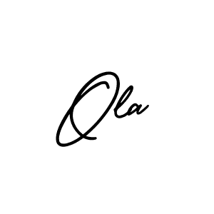 if you are searching for the best signature style for your name Ola. so please give up your signature search. here we have designed multiple signature styles  using AmerikaSignatureDemo-Regular. Ola signature style 3 images and pictures png