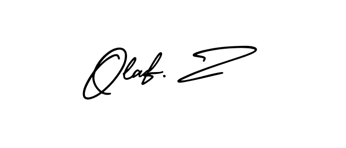if you are searching for the best signature style for your name Olaf. Z. so please give up your signature search. here we have designed multiple signature styles  using AmerikaSignatureDemo-Regular. Olaf. Z signature style 3 images and pictures png