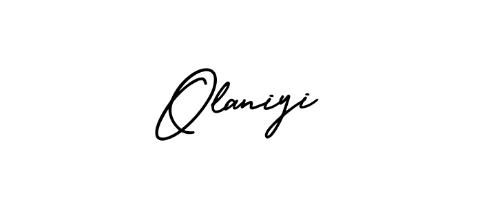 How to Draw Olaniyi signature style? AmerikaSignatureDemo-Regular is a latest design signature styles for name Olaniyi. Olaniyi signature style 3 images and pictures png