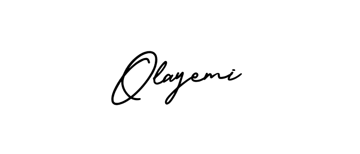 It looks lik you need a new signature style for name Olayemi. Design unique handwritten (AmerikaSignatureDemo-Regular) signature with our free signature maker in just a few clicks. Olayemi signature style 3 images and pictures png