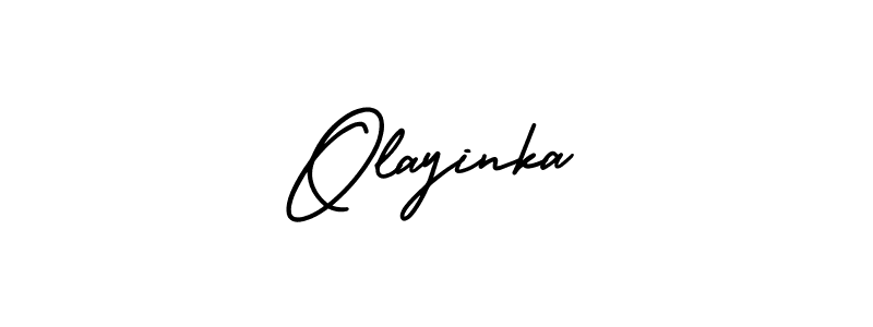 Make a beautiful signature design for name Olayinka. Use this online signature maker to create a handwritten signature for free. Olayinka signature style 3 images and pictures png
