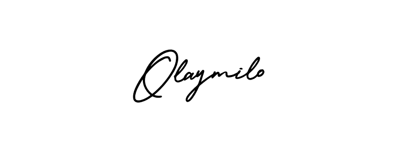 Use a signature maker to create a handwritten signature online. With this signature software, you can design (AmerikaSignatureDemo-Regular) your own signature for name Olaymilo. Olaymilo signature style 3 images and pictures png