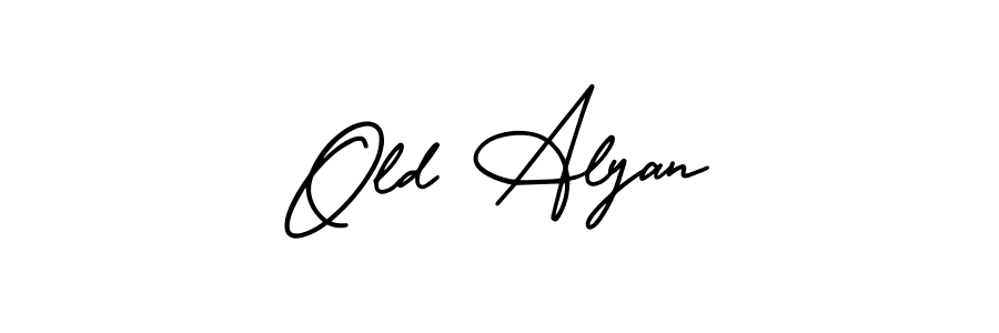 Design your own signature with our free online signature maker. With this signature software, you can create a handwritten (AmerikaSignatureDemo-Regular) signature for name Old Alyan. Old Alyan signature style 3 images and pictures png