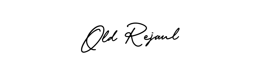 Make a beautiful signature design for name Old Rejaul. With this signature (AmerikaSignatureDemo-Regular) style, you can create a handwritten signature for free. Old Rejaul signature style 3 images and pictures png