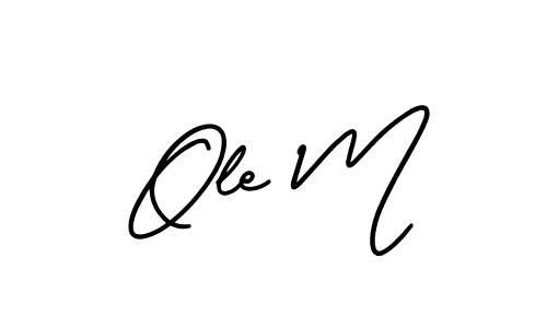 This is the best signature style for the Ole M name. Also you like these signature font (AmerikaSignatureDemo-Regular). Mix name signature. Ole M signature style 3 images and pictures png