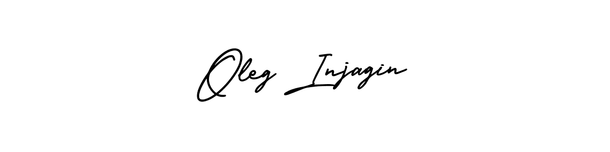 Oleg Injagin stylish signature style. Best Handwritten Sign (AmerikaSignatureDemo-Regular) for my name. Handwritten Signature Collection Ideas for my name Oleg Injagin. Oleg Injagin signature style 3 images and pictures png