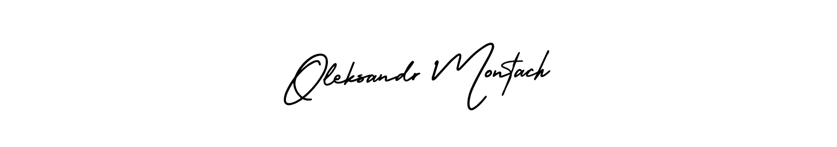 Make a beautiful signature design for name Oleksandr Montach. Use this online signature maker to create a handwritten signature for free. Oleksandr Montach signature style 3 images and pictures png
