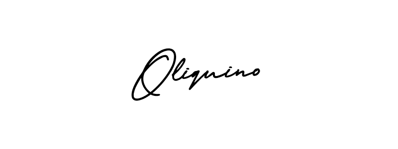 AmerikaSignatureDemo-Regular is a professional signature style that is perfect for those who want to add a touch of class to their signature. It is also a great choice for those who want to make their signature more unique. Get Oliquino name to fancy signature for free. Oliquino signature style 3 images and pictures png