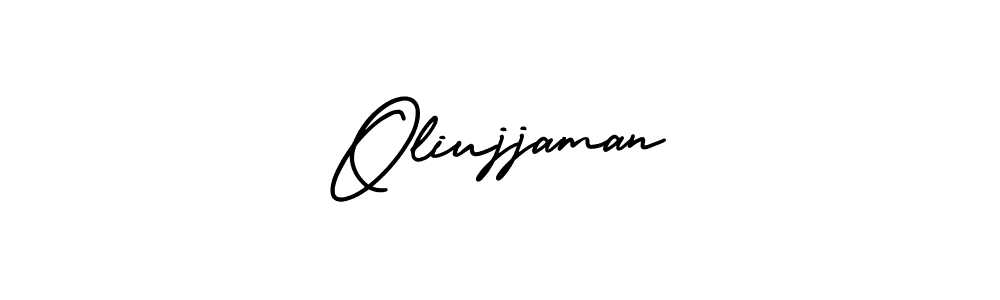 Create a beautiful signature design for name Oliujjaman. With this signature (AmerikaSignatureDemo-Regular) fonts, you can make a handwritten signature for free. Oliujjaman signature style 3 images and pictures png