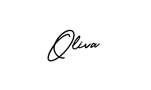 Use a signature maker to create a handwritten signature online. With this signature software, you can design (AmerikaSignatureDemo-Regular) your own signature for name Oliva. Oliva signature style 3 images and pictures png