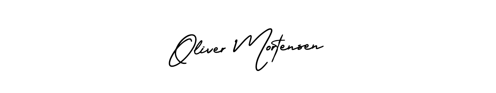 AmerikaSignatureDemo-Regular is a professional signature style that is perfect for those who want to add a touch of class to their signature. It is also a great choice for those who want to make their signature more unique. Get Oliver Mortensen name to fancy signature for free. Oliver Mortensen signature style 3 images and pictures png