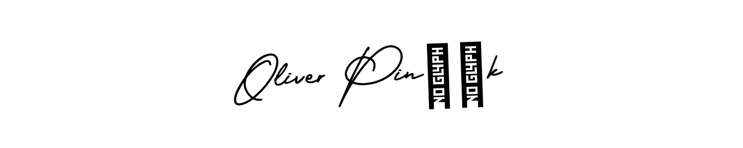 How to make Oliver Pinčák signature? AmerikaSignatureDemo-Regular is a professional autograph style. Create handwritten signature for Oliver Pinčák name. Oliver Pinčák signature style 3 images and pictures png