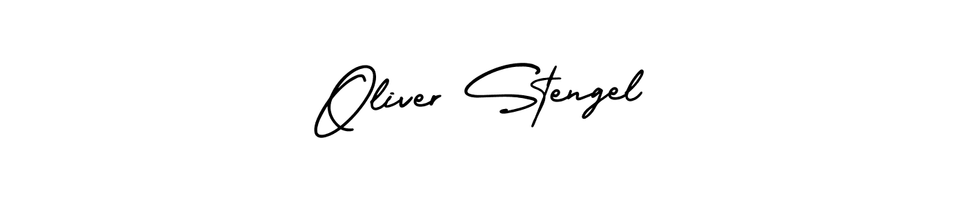 Create a beautiful signature design for name Oliver Stengel. With this signature (AmerikaSignatureDemo-Regular) fonts, you can make a handwritten signature for free. Oliver Stengel signature style 3 images and pictures png