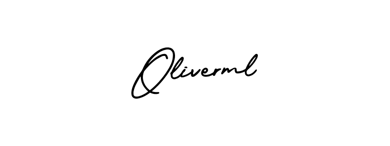 How to Draw Oliverml signature style? AmerikaSignatureDemo-Regular is a latest design signature styles for name Oliverml. Oliverml signature style 3 images and pictures png