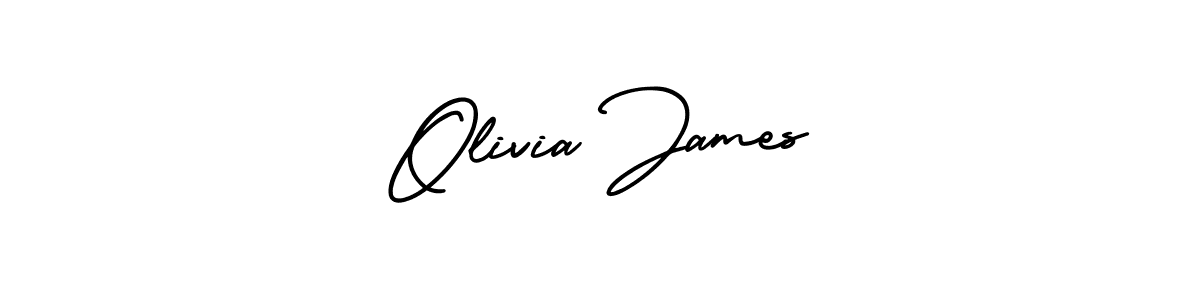 Design your own signature with our free online signature maker. With this signature software, you can create a handwritten (AmerikaSignatureDemo-Regular) signature for name Olivia James. Olivia James signature style 3 images and pictures png