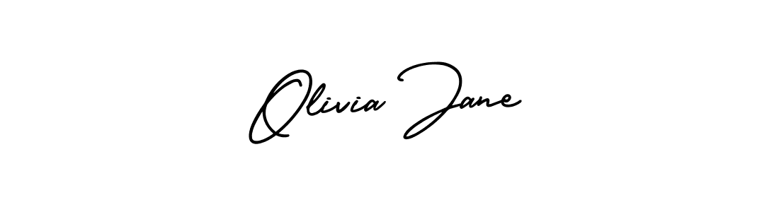 Make a beautiful signature design for name Olivia Jane. With this signature (AmerikaSignatureDemo-Regular) style, you can create a handwritten signature for free. Olivia Jane signature style 3 images and pictures png