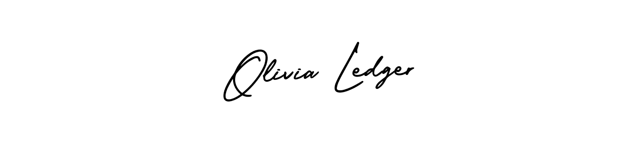 Make a beautiful signature design for name Olivia Ledger. With this signature (AmerikaSignatureDemo-Regular) style, you can create a handwritten signature for free. Olivia Ledger signature style 3 images and pictures png