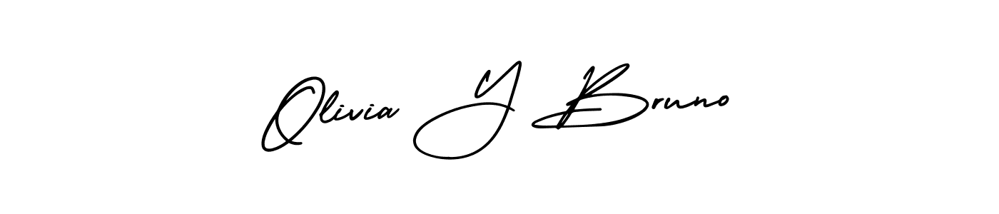 if you are searching for the best signature style for your name Olivia Y Bruno. so please give up your signature search. here we have designed multiple signature styles  using AmerikaSignatureDemo-Regular. Olivia Y Bruno signature style 3 images and pictures png