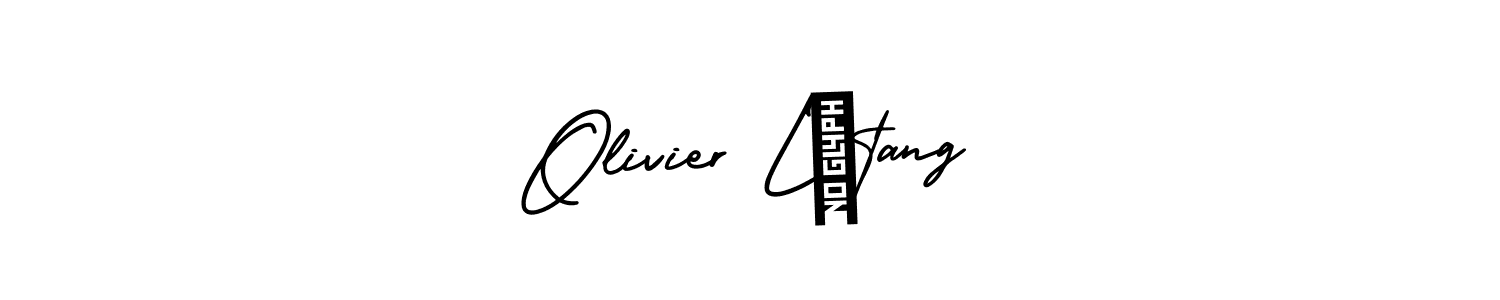 Olivier Létang stylish signature style. Best Handwritten Sign (AmerikaSignatureDemo-Regular) for my name. Handwritten Signature Collection Ideas for my name Olivier Létang. Olivier Létang signature style 3 images and pictures png